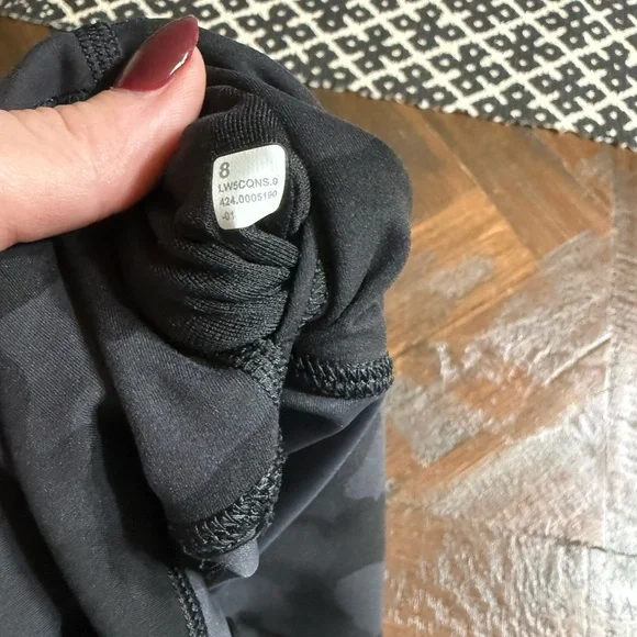 Lululemon Wunder Train High-Rise Tight 25. Color Heritage Camo Deep Coal Multi - Picture 6 of 8